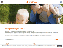Tablet Screenshot of amalthea.cz