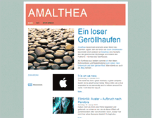 Tablet Screenshot of amalthea.de